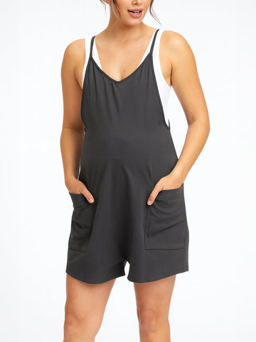 Lasora™ Oversized Pregnancy Jumpsuit Short
